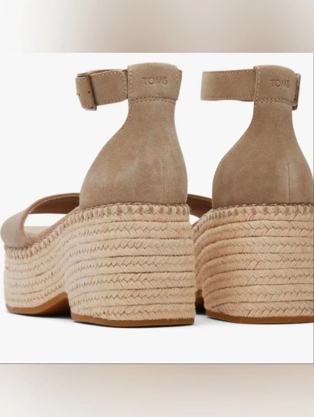 Toms Laila Wedge New Without Tags Size 7.5